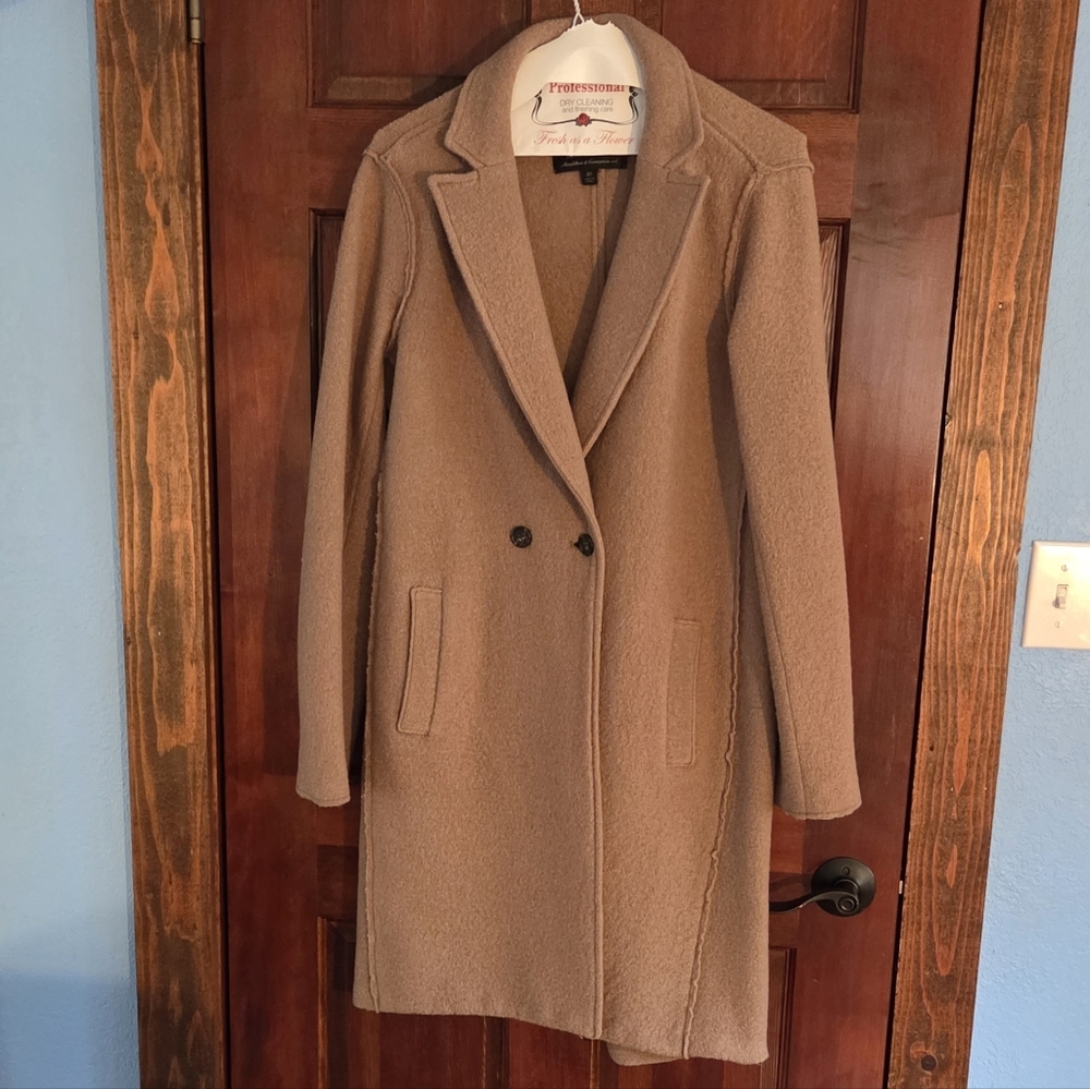 J Crew Italian Boiled Wool Coat